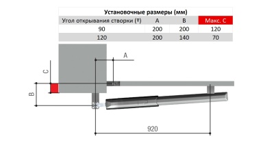 ATI5000A combo KIT Комплект автоматики для распашных ворот на основе привода А5000А